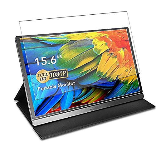 Puccy Tempered Glass Screen Protector Film, Compatible With Lepow Z1 15.6" Display Monitor （Active Area Cover Only） Protective Protectors Guard #TOP7