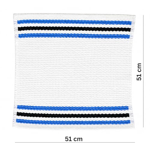 Image of Microfiber Floor Cleaning Cloth /Pocha /Wipes 51x51 cm - Multipurpose for Floor, Kitchen, Glass, Car & TV Cleaning 400 GSM, Non Stretchable, Soft & Super Absorbent, Resuable, Instant Dry (2)