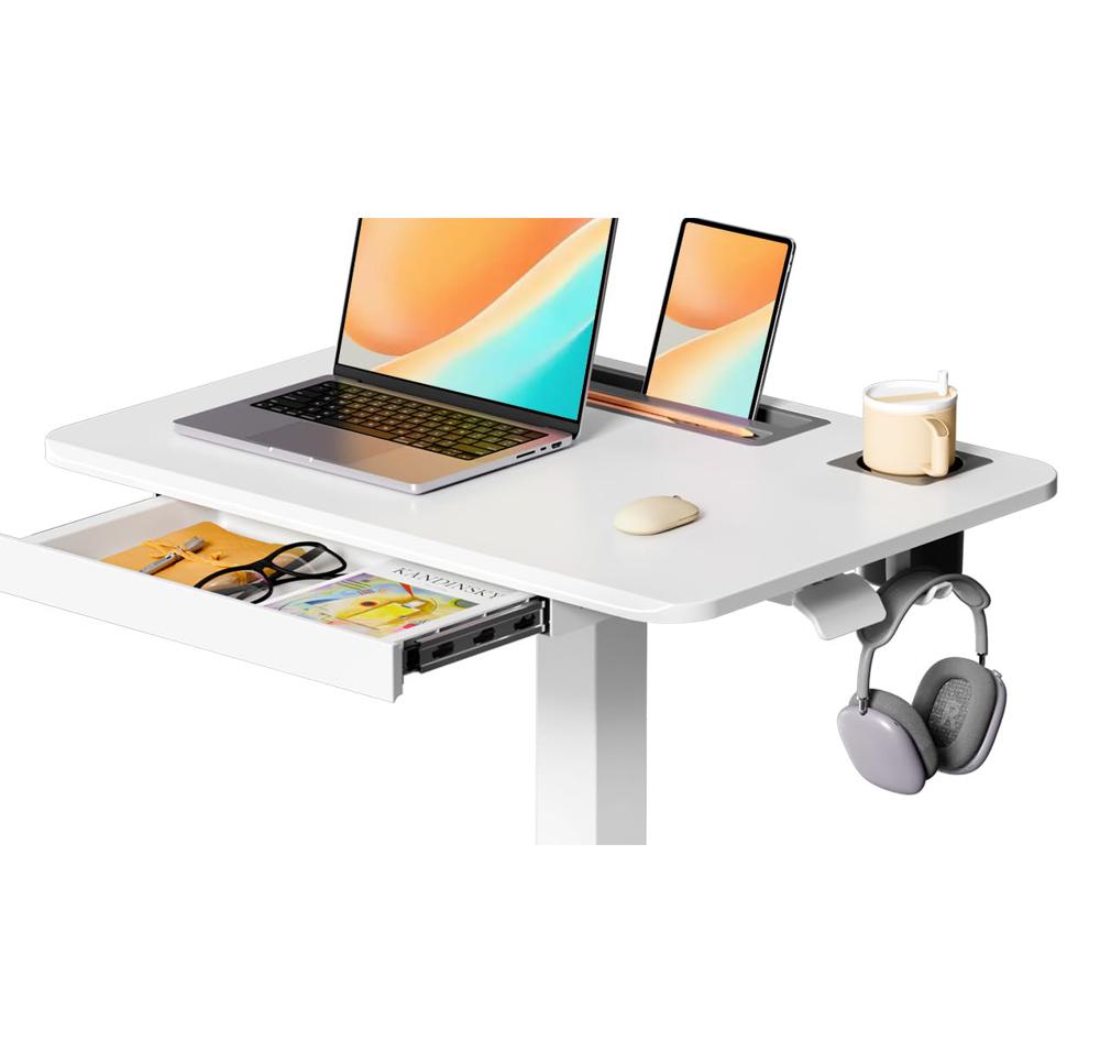 Amazon.com: JYLH JOYSEEKER Mobile Standing Desk with Drawer, 28