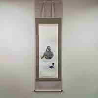 掛け軸分福茶釜田中香石たぬき 掛け軸分福茶釜田中香石たぬき