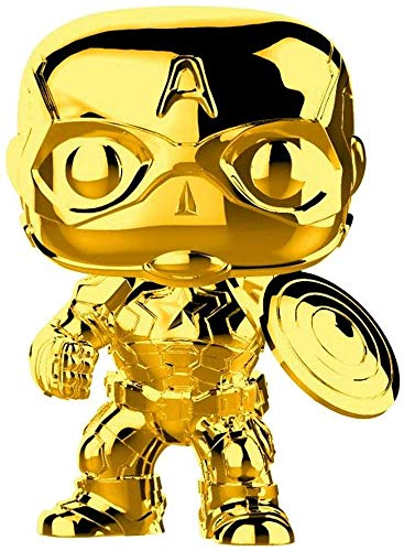Funko Pop! Marvel Studios 10: Capitán America (Cromo)