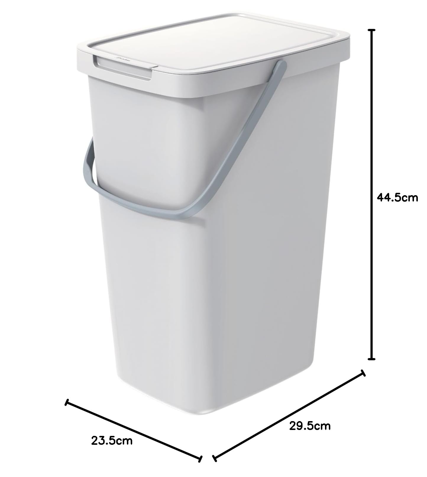 Poubelle De Tri 20 Litres Keden Systema - Design Rectangulaire, Plusieurs Couleurs