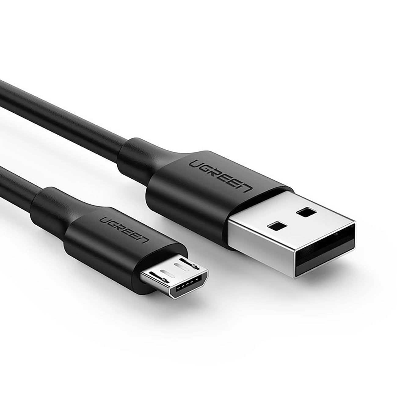 UGREEN 2.0 A USB-A & Micro USB Data ve Şarj Kablosu, 50 Santimetre, Siyah, ACBUGN60135