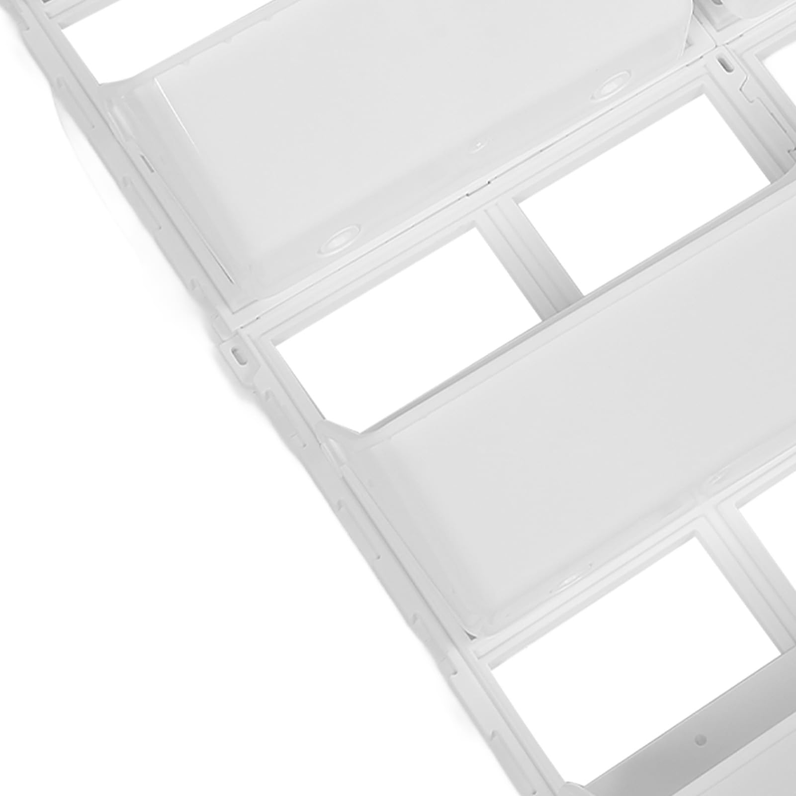 Cocoarm Pionowa Donica ścienna PP ABS Wisząca Donica ścienna 106 X 67 Cm Możliwość Połączenia z Podwyższonymi Grządkami na Balkon Patio Płot Ganek Ogrodnictwo w Pomieszczeniach i na Zewnątrz (WHITE)