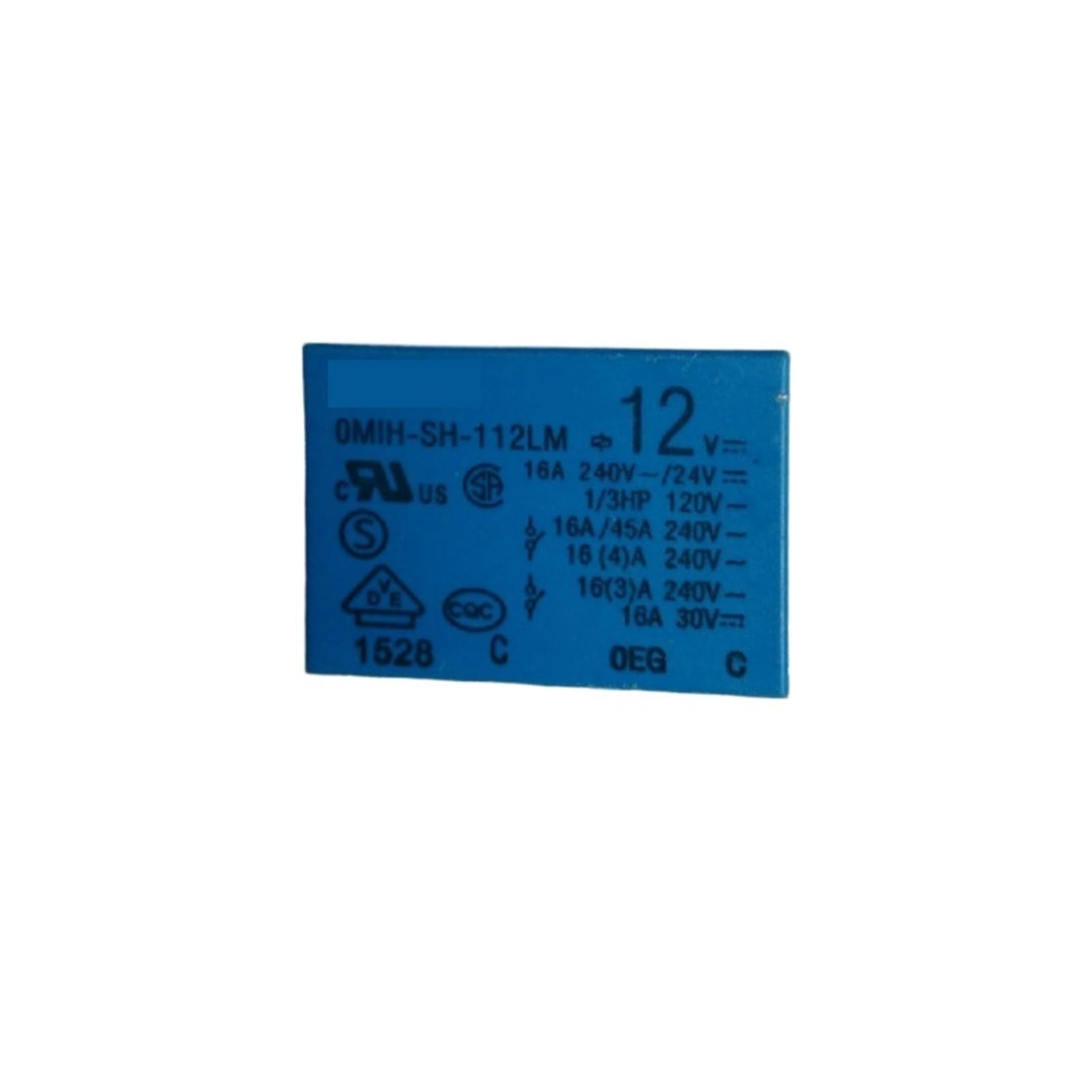 YLQUXEUV Omih-sh-112lm 12VDC 16A Power Relay