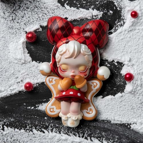 Image of POP MART SKULLPANDA Wishing Time Series Figures, 9PCs Blind Box Figures, Random Design Action Figures Collectible Toys Home Decorations, Holiday Birthday Gifts, Whole Set