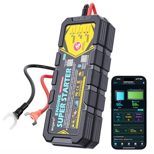 leagend Permanent Mount Super Capacitor Jump Starter - 700A Batteryless & No Pre-Charge 500 000 Cycles 3-22min Fast Charge Bluetooth BLE 5.3 5-20V Wide Voltage -40F to 176F Temp Resistant