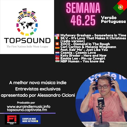 TOPSOUND WEEK 46.25 Vers&atilde;o Portuguesa Podcast Por  arte de portada