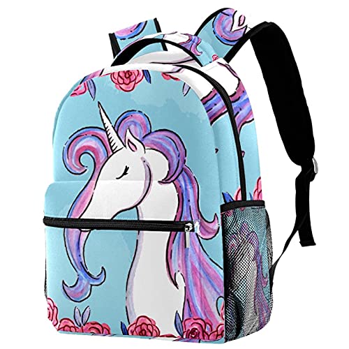 Sac à dos licorne violet de grande capacité pour soulager les épaules de votre enfant
