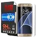 Galaxy S7 Edge Screen Protector,S7 Edge Glass Screen Protector,Creativecase[HD Clear][9H Hardness][Anti-Scratch] Tempered Glass Screen Protector for Samsung Galaxy S7 Edge