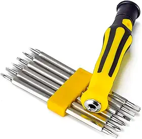 Conjunto de chave de fenda multifuncional 6 em 1, chave de fenda multifuncional portátil, Philips/Torx
