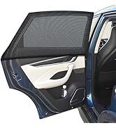 Sonnenschutz Auto Baby, 2 Stück Sonnenschutz Auto mit UV Schutz, 110x65cm Dehnbarer Sonnenschutz ...