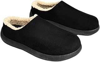 [SUKINANA] メンズ シューズ フリース裏地付き スリッパ 室内履き 快適 カジュアル ムートン調