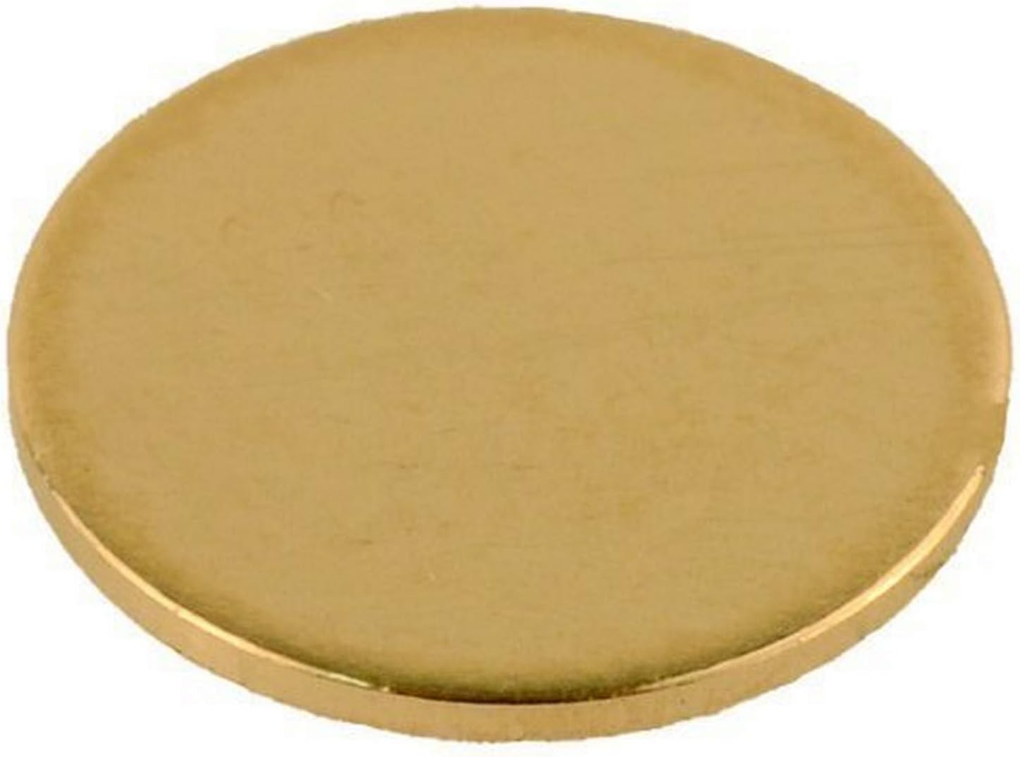 GemOro 2002 18K Calibration Disc (6.4mm) for KEE, AGT2, AGT3 & AGT-Blue Gold & Platinum Testers, 6.4 mm