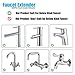 Faucet Extender for Toddlers - Sink Extender for Kids Hand Washing, Bathroom Sink Spout Wash Helper for Children Baby(2 Pack)