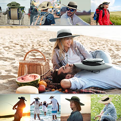 Women Ponytail Sun Hat Outdoor Uv Protection Safari Cap For Hiking Fishing #TOP5