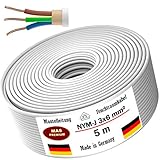 Cable revestido NYM-J para ambientes húmedos. Tensión nominal: 300/500 V
