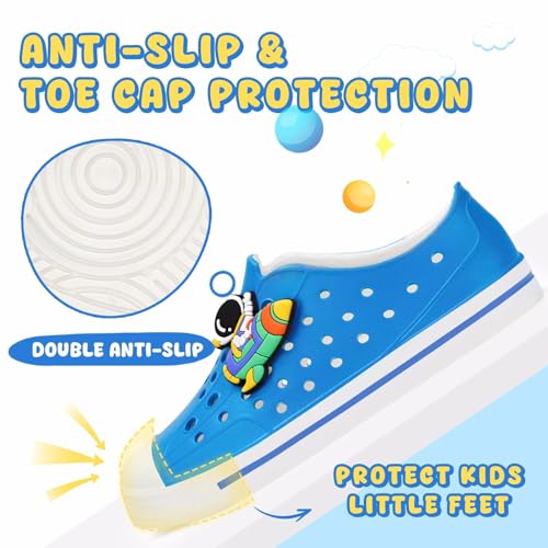 Image of FUNCOO PLUS Toddler Sandals for Boys Girls Kids Summer Quick Dry Sneakers Pool Beach Swim Water Shoes for Children