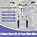 CILOYU Mini Bike Front Suspension Fork Kit Compatible with Monster Mega Moto 80cc 105cc Motovox MBX10 MBX11 Coleman CT100U Baja GMB100 TrailMaster Storm 200 Parts 7/8 Handlebar