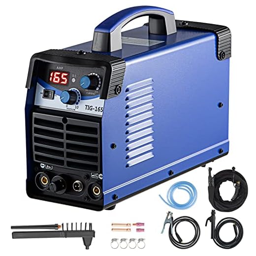 Mophorn Tig Welder 160 Amp Tig Stick Welder 110V 220V Dual Voltage Portable Tig Welding Machine TIG ARC MMA Stick IGBT DC Inverter Welder Combo Welding Machine(TIG 160 Amp 110 220V)