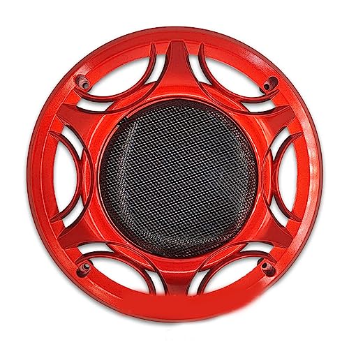 ZYKEJJDDAK カーグリルプロテクター 8インチ 天井グリル メッシュエンクロージャー ネット サブウーファー グリルガード