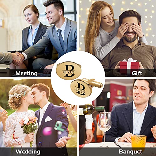 Set personalizado de mancuernas y clip para corbata para hombre miniatura 2