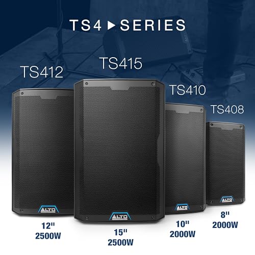 Image of Alto Professional TS410-2000W 10 inch Active PA Speaker with 3-Channel Mixer, Bluetooth Streaming, Wireless Speaker Pairing, DSP and Alto App