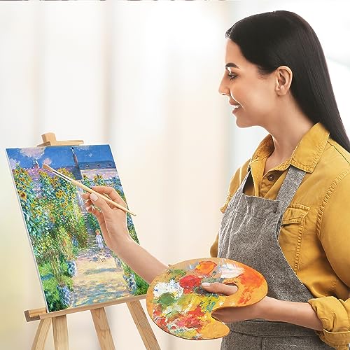 Image of KEFF Canvas for Painting - 12-Pack 8x10 Canvas Value Pack - 100% Cotton Triple Primed Small Canvases for Painting. Mini Canvases Bulk Set for Acrylic, Oil, Watercolor&Tempera - Art Supplies for Adults