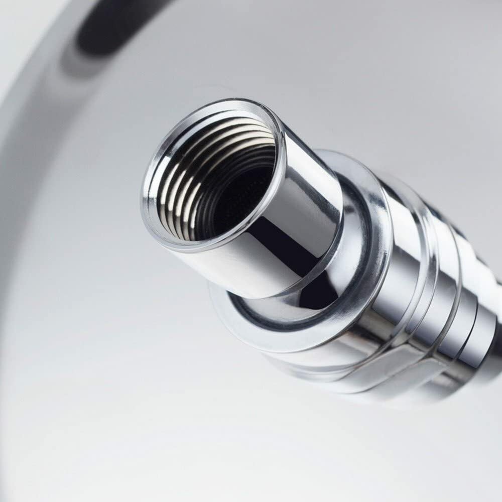 Schläfer 134800 | Rondo- Soffione Doccia Tondo 20cm Ultra Sottile in Acciaio Inox a Pioggia Anticalcare Alta Pressione, Snodo Regolabile Universale G 1/2, Cromo, Argento
