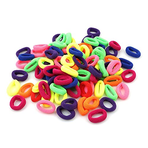Gluckliy, Mini Elastici per Capelli per Donne e