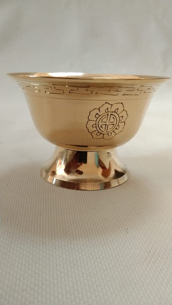 NSAH Buddhist Hand Engraved Butterlamp