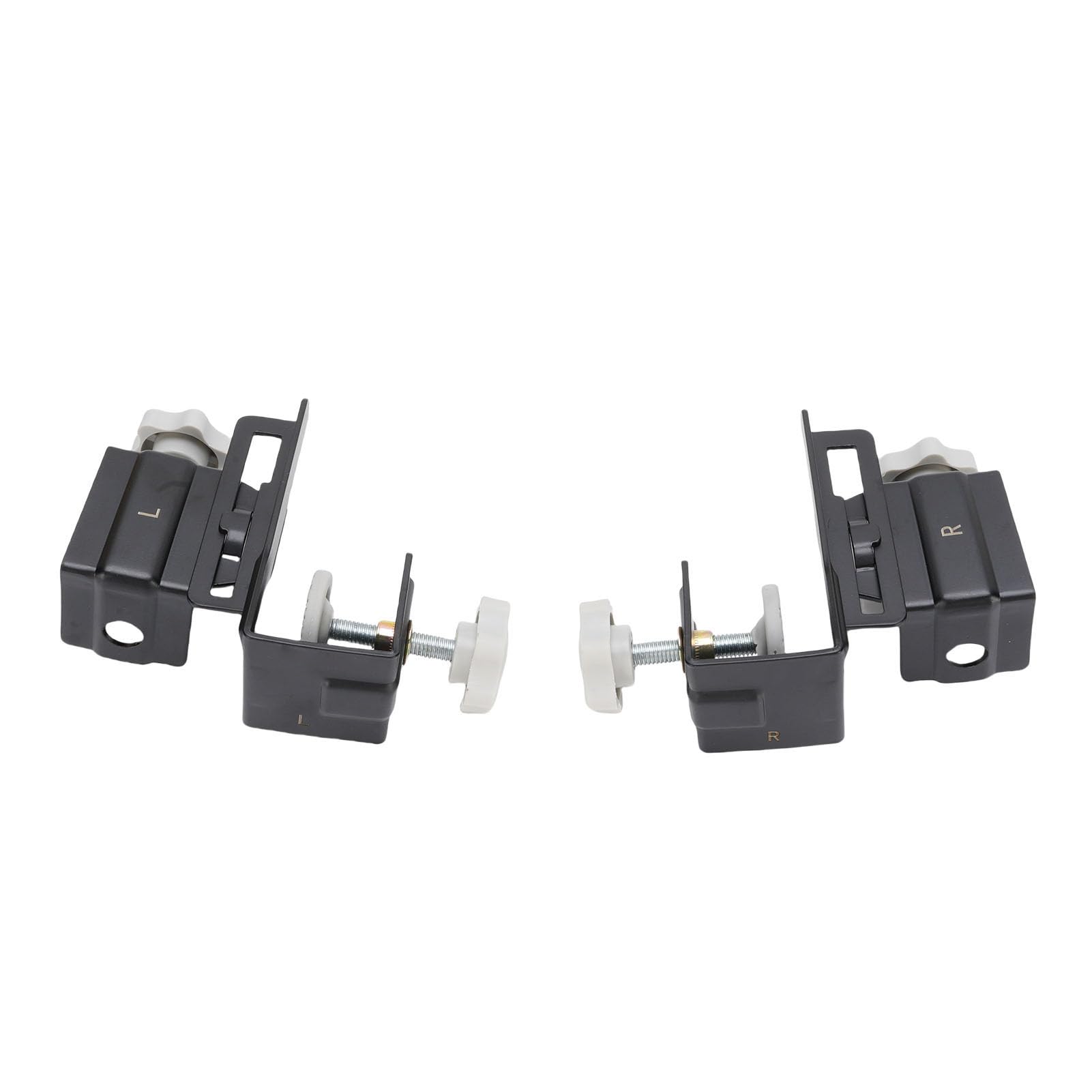 Generic Zestaw Zacisków Montażowych z Przodu Szuflady Trwałe Zaciski Mocujące Panel Szuflady ze Stali Nierdzewnej do Kuchni i łazienki Panele o Grubości 10–30 Mm 8 Sztuk