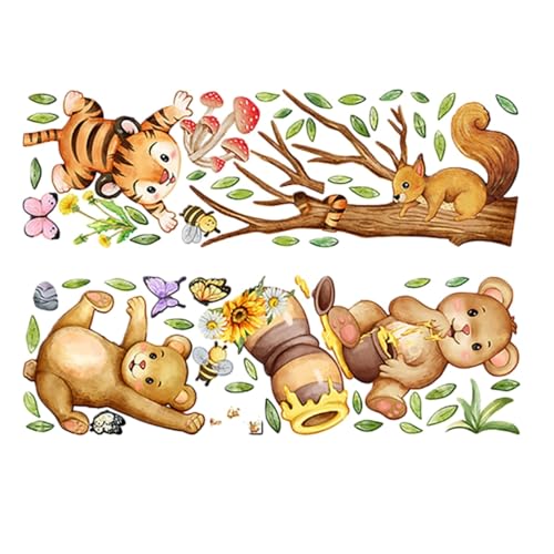 Vinilos Decorativos Woodland Animal en Vinilo PVC Removible