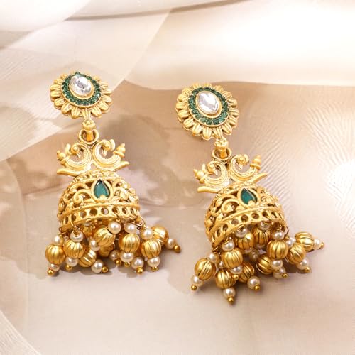 Image of Rubans Necklace Set Gold Plated Traditional Jewellery Gift for Women & Girls