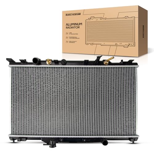 Torchbeam Replacement Engine Radiator for 2002-2006 CR-V, 2003-2006 Element Transmission Oil Cooler Included CU2443