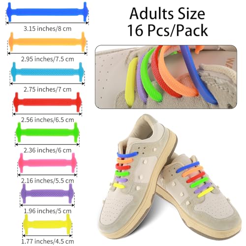 WLLHYF Stretchy Silicone Lazy Shoelaces One Size Fits All