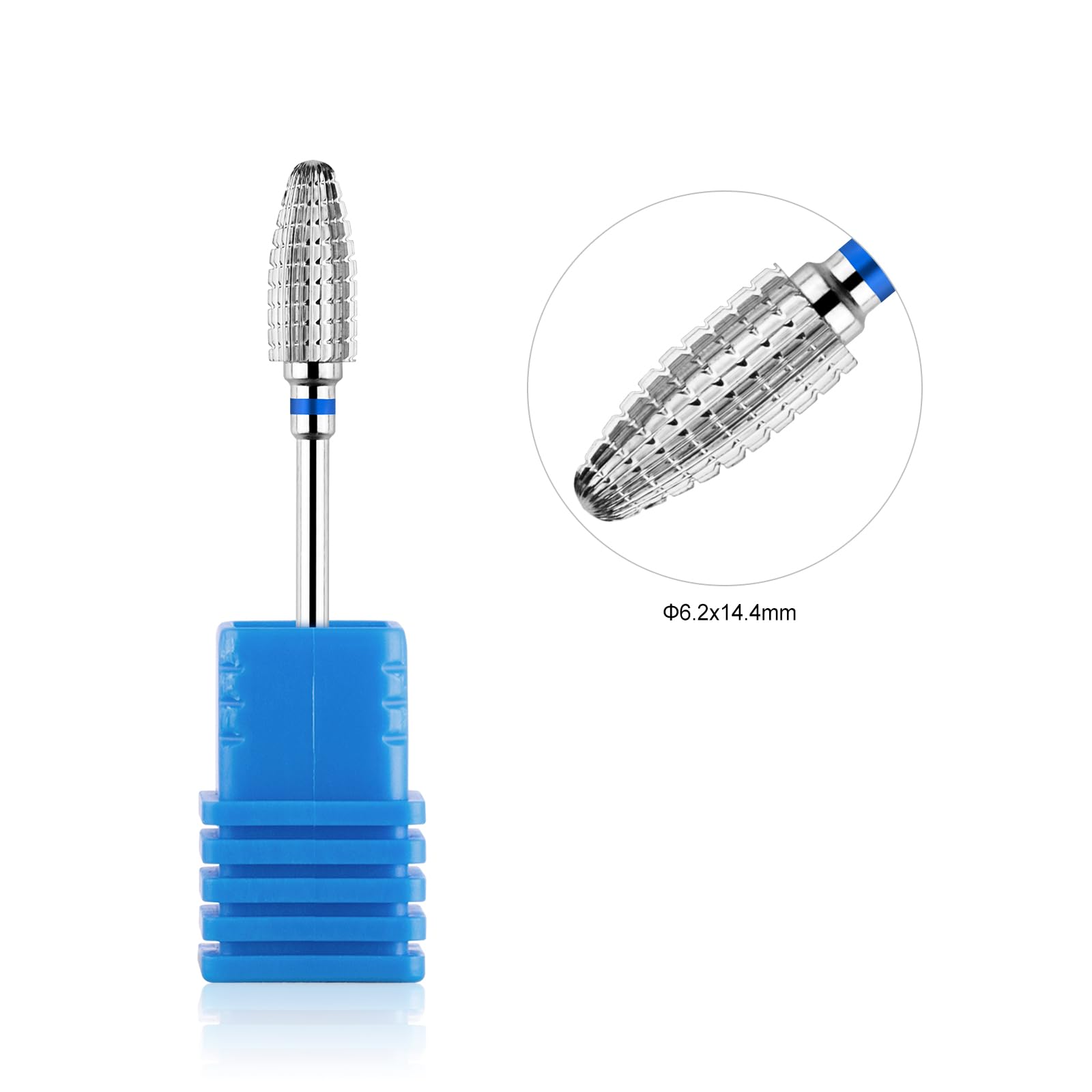 BNG 5 in 1 Carbide Nail Drill Bit Cuticle Remove Acrylic Nails Professional 3/32" Electric Nail Drill Tungsten Steel Bits Manicure Pedicure Professional Salon Tool - Image 2