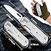 BIBURY Multitool Pocket Knife BI2056, Stainless Steel Multi Tool Knife with Clip, Folding Multitool EDC Knife with Magnetic Locking,Screwdriver,Large Scissors,Glass Breaker for Survival Camping Hiking