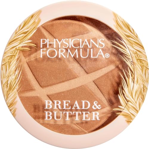 Physicians Formula Bread & Butter Bronzer, Polvo Bronceador con Pro Vitamina y Ácidos Grasos Esenciales, Fórmula Enriquecida con Mantecas Amazónicas para una Piel Suave y Radiante, Baked