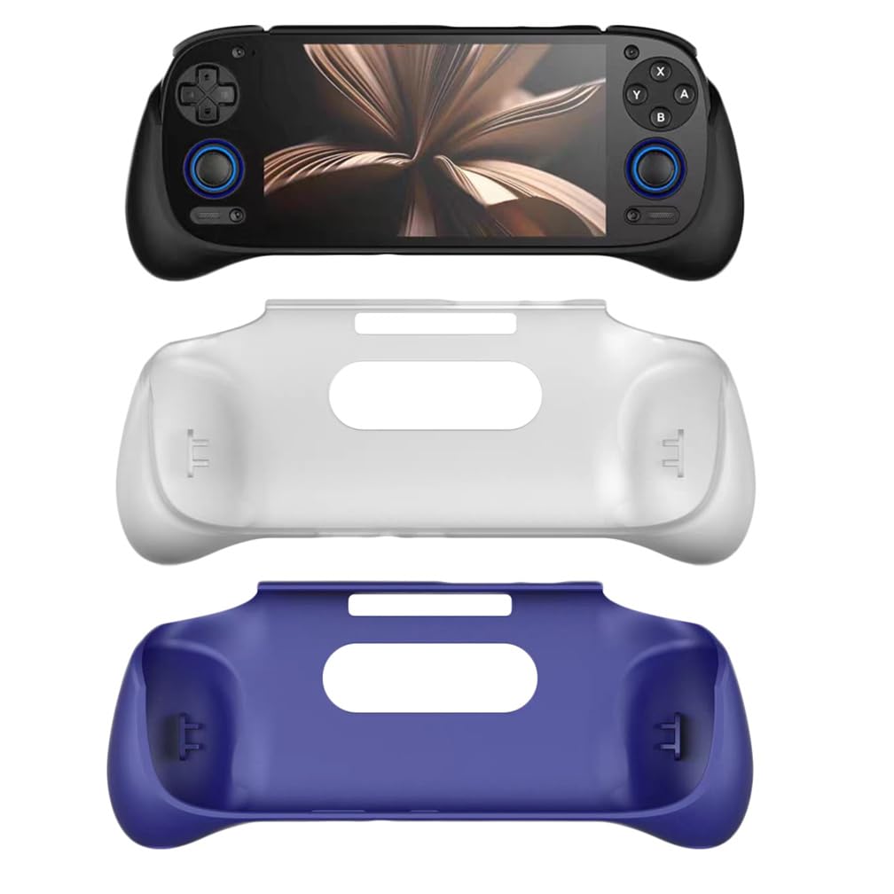 LiLiTok Etui ochronne do Retroid Pocket 5 Grip Case, etui w stylu retroid grip, etui ochronne TPU miękkie Shell, uchwyt RP5, akcesoria do konsoli gier (czarny)