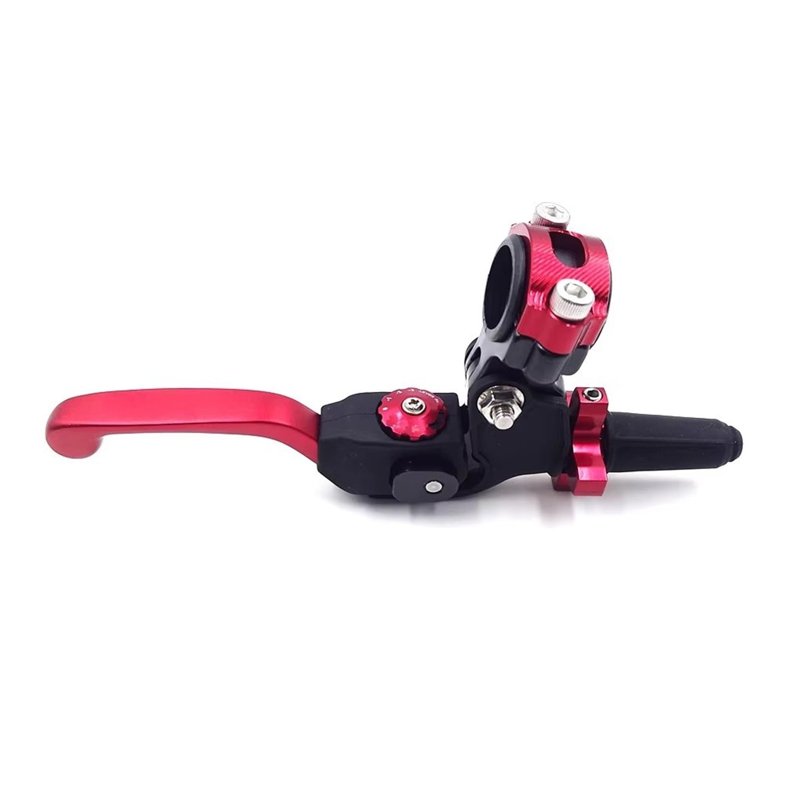 BeiZhengbhD Clutch Lever Handlebar Universal 22mm Clutch Lever Brake Pump CNC Hydraulic Master Cylinder Handle Accessory for Suzuki(Clutch-Red)