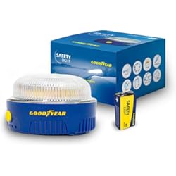 Luces Encendidas Coche Goodyear Safety Light, Luz de Emergencia para Coche homologada, Señal v16, Autorizada por la DGT