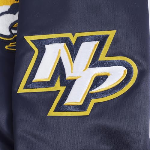 Image of Pro Standard Mens NHL Old English Satin Jacket