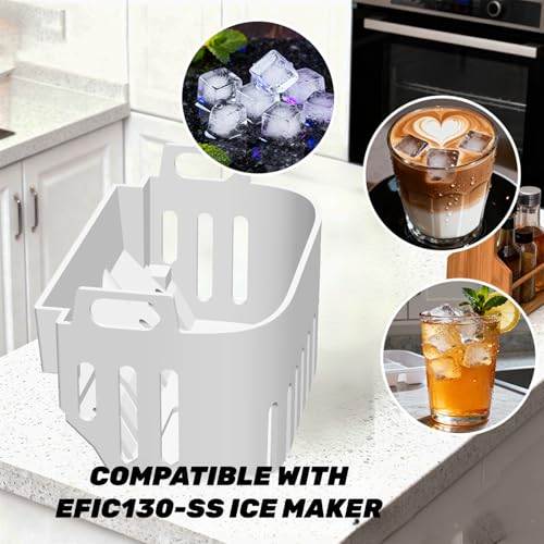 Cesta de hielo repuesto compatible con Frigidaire EFIC130 SS miniatura 4