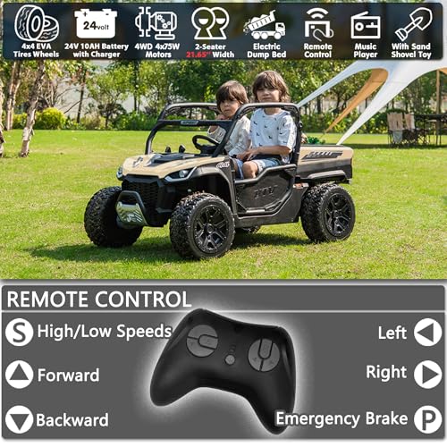 sopbost 2 Seater UTV with Dump Bed