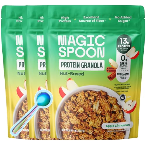 Image of Magic Spoon Apple Cinnamon High Protein Granola - Low Sugar, 3 Pack