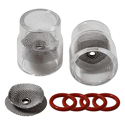 Furick Cup Jazzy #10 Glass Welding Cup Kit (2 Cups, 1 Spare Diffuser, 4 O-Rings)