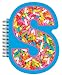 iscream Letter S Shaped Initial Notebook