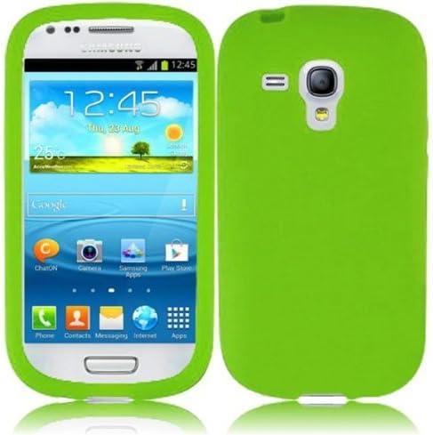 Generic Hard Case Cover for Samsung Galaxy S3 Mini I8190 - Neon Green