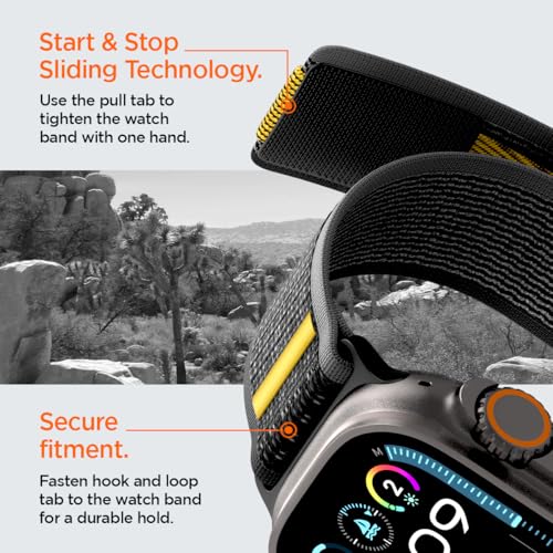 Spigen Athlex Air Breathable Nylon Sport Loop Apple Watch Band (42–49mm) — view 7